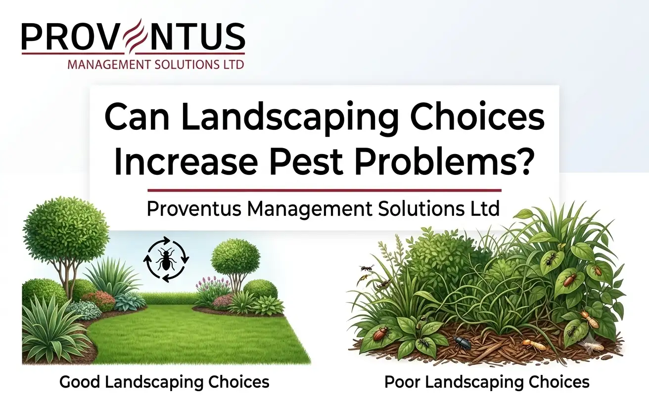 Can Landscaping Choices Increase Pest Problems?