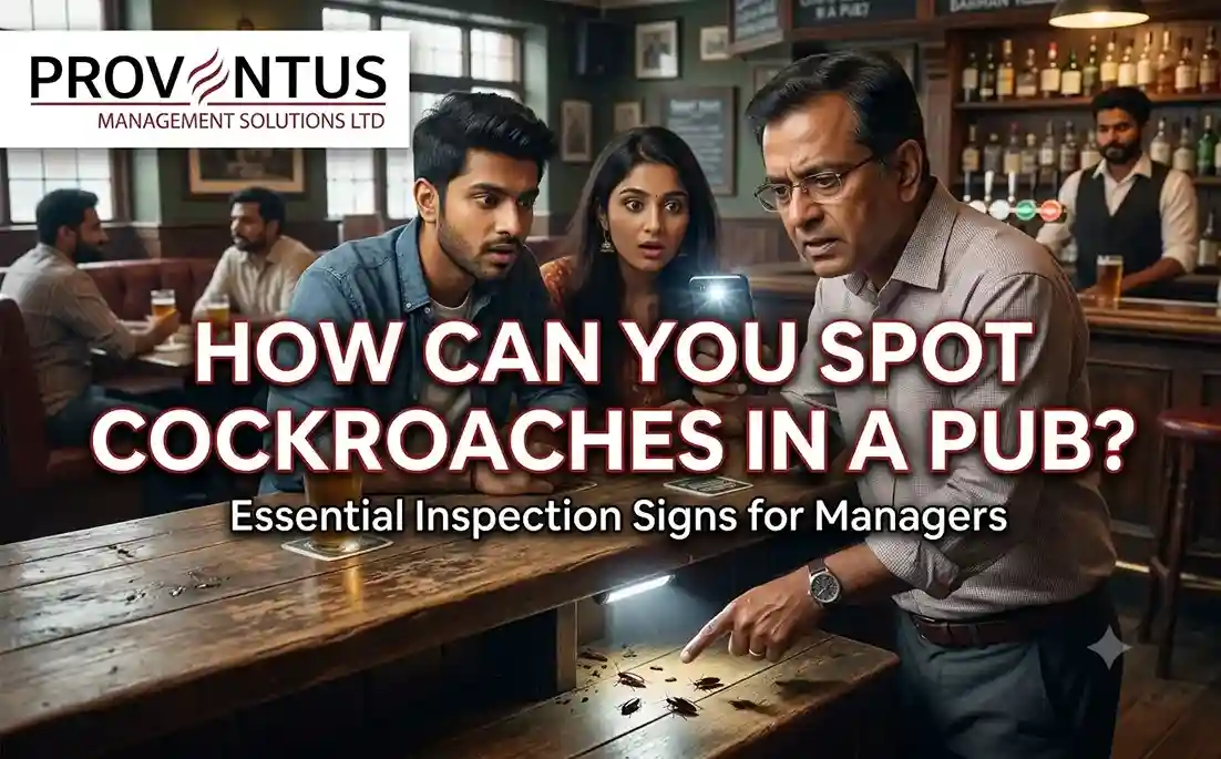 How Can You Spot Cockroaches in a Pub?