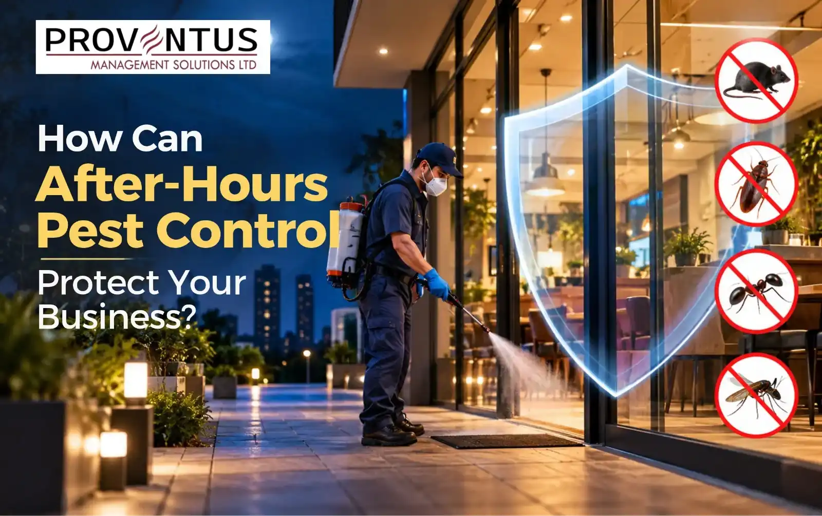 How Can After-Hours Pest Control Protect Your Business?